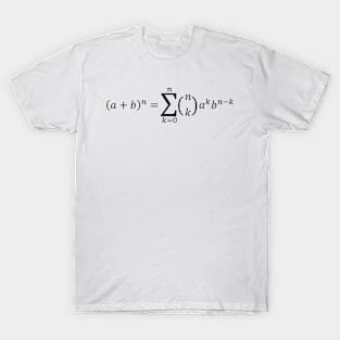 Binomial Identity - Math And Algebra Basics T-Shirt